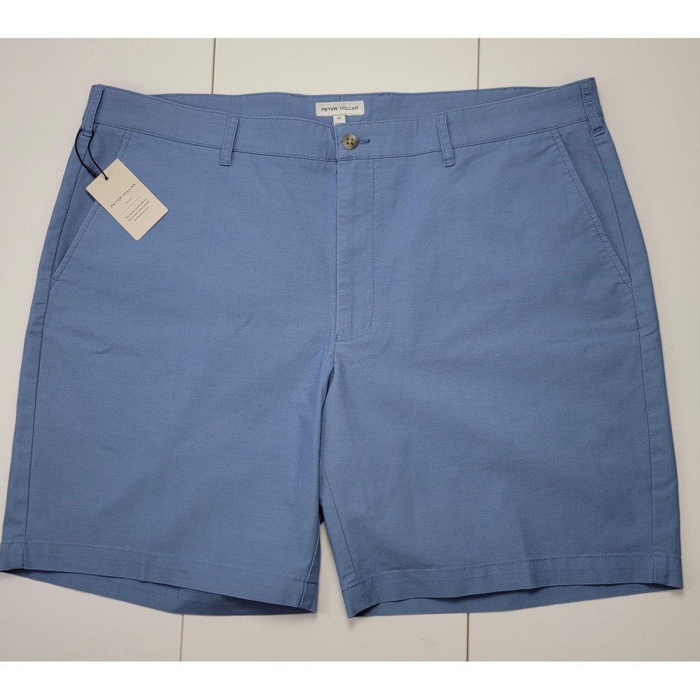 Peter Millar Shorts Crown Comfort Mens Size 40 Inseam 8" Blue Maritime New